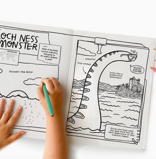 Legendary Monsters & Cryptids Coloring Book