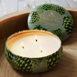 Load image into Gallery viewer, Roland Pine 3 Wick Tin Candle