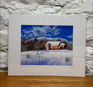 Mad River Valley Matted Print - 16x20