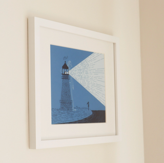 Becoming A Lighthouse Screen-Print - 8x10
