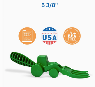 Kid's Tractor Utensils Set of 2 - Green