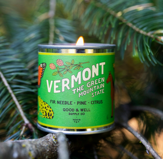 Vermont State Candle - 1/2 Pint