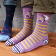 Load image into Gallery viewer, Darn Tough Women's Animal Haus Crew Sock - Lilac 6037