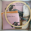 Load image into Gallery viewer, Beadwork Embroidery Kit 8" with Beadwork - Great Blue Heron