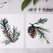 Load image into Gallery viewer, Paint-By-Numbers Kit - Winter Greenery