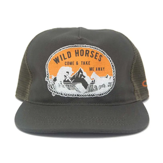 Wild Horses Trucker Olive Snapback