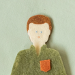 Load image into Gallery viewer, Boy Felt Doll Starter Kit - CInnamon