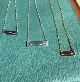 Mt Mansfield Bar Necklace