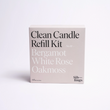 Load image into Gallery viewer, Clean Candle Refill Kit - Bergamot Oakmoss White Rose