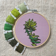 Load image into Gallery viewer, DIY Embroidery Kit 5" - Fiddlehead