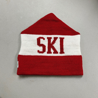 Custom Moriarty SKI Peak Hat - Red/White Stripe