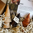 Load image into Gallery viewer, Hand Turned Woodland Forest Tree set of 3