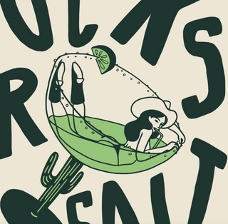 Cowgirl & Margarita Print - 11x14