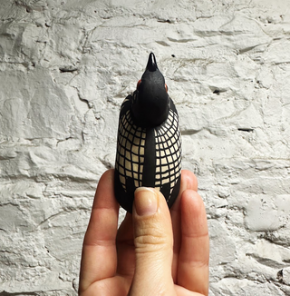 Victory Pottery Ceramic Loon Figurine