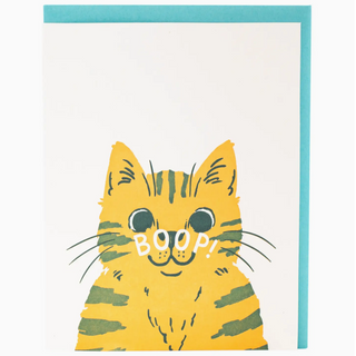 nose boop cat card - SI1