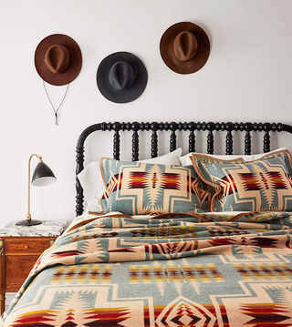 Pendleton Harding Jaquard Blanket - Shale ZD421