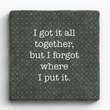Load image into Gallery viewer, Funny Sayings Marble Coaster - Single
