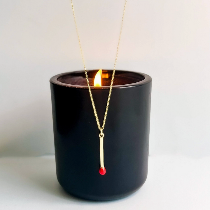 Matchstick Necklace - 18k Gold Plated