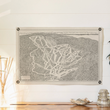 Load image into Gallery viewer, Felt Vermont Ski Mountain Banner - 16x24