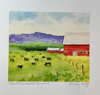 Unframed Mount Mansfield Print - 8X8