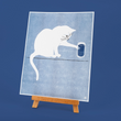 Load image into Gallery viewer, Water Glass Risograph Print - 11x14