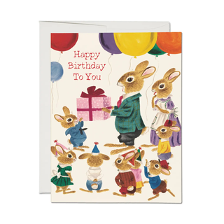 Richard Scarry Rabbit Party Card