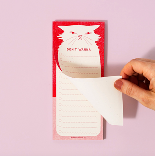Don't Wanna Risograph Notepad