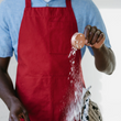 Load image into Gallery viewer, Farm Apron in Firebrick Red