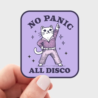 No Panic All Disco Sticker