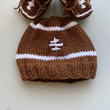 Load image into Gallery viewer, Hand-Knit Football Hat