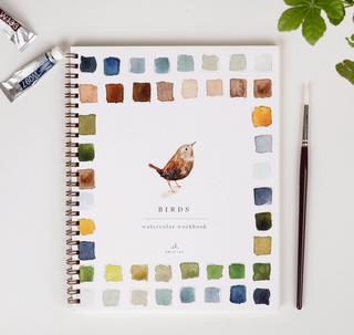 Birds Watercolors Workbook