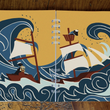Load image into Gallery viewer, The Great Wave Wire-Bound Notebook with Nautical Dog