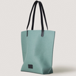 Load image into Gallery viewer, Hana Merino Wool Tote - Spruce & Black