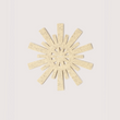 Load image into Gallery viewer, Merino Felt Starburst Trivet - Champagne