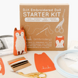 Load image into Gallery viewer, Animal Embroidery Starter Kit