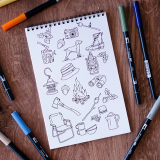 Outdoor Adventure Coloring Book