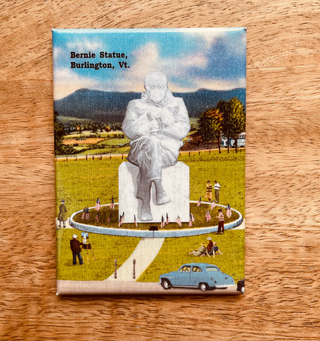 Bernie Sanders Statue Magnet