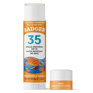 Badger Balm Kids Mineral Sunscreen Face Stick SPF 35