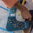 Load image into Gallery viewer, Darn Tough Wild Life Crew Horse Lightweight Socks - Dark Teal
