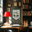 Load image into Gallery viewer, Fish Around And Find Trout Felt Camp Flag