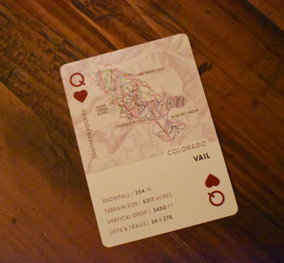 Ski the States Playing Cards