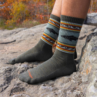 Darn Tough Men's VanGrizzle Boot Sock Trout River