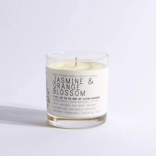 Glass Candle Jasmine & Orange Blossom 7oz