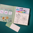 Load image into Gallery viewer, Watercolor Book and Paint Set - State Flowers