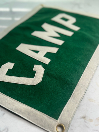 Wall Pennant Vintage-Inspired Camp