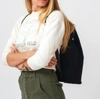 Canvas Utility Backpack - Black