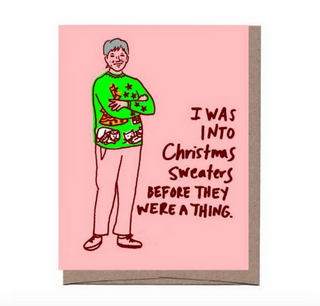 Sweater Lady Card - LF7