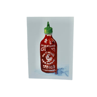 Lydia Ode Sriracha Greeting Card