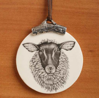 Laura Zindel Ceramic & Pewter Ornament