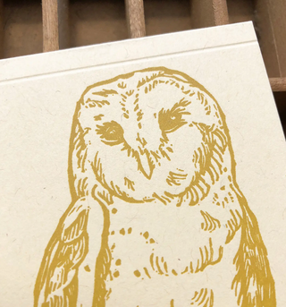 Small Jotter Notepad - Barn Owl
